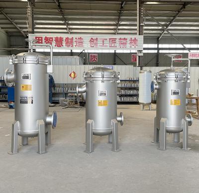 China Alojamento de filtro 316L do cartucho do saco da eficiência elevada com capacidade guardando da sujeira alta à venda