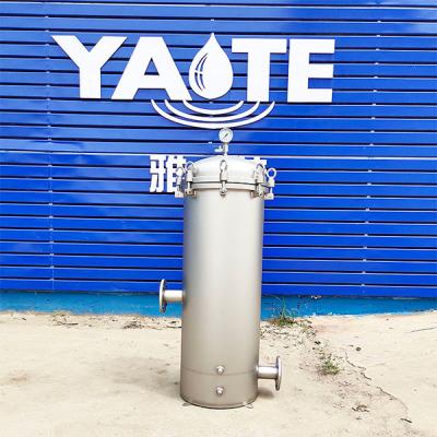 China 10inch 20inch 30inch 40inch Stainless Steel Bag Filter Industrial Water Pre Filter Housing for sale