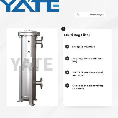 China Filtration System Bag Filter Vessel Stainless Steel Bag Housing Filter for sale
