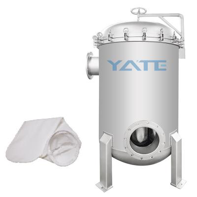 China Water Industrial Filtration Bag Filter Housing High Flow Rate for sale