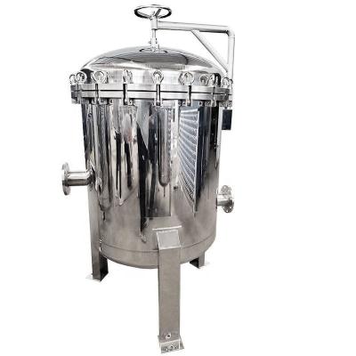 China Polished Surface Finish Oil Liquid Multi Bag Filter Housing Filtration Machine for sale