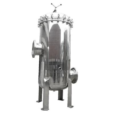 China Stainless Steel 304 Multi Bag Filter Housing High Flow Power Head for sale