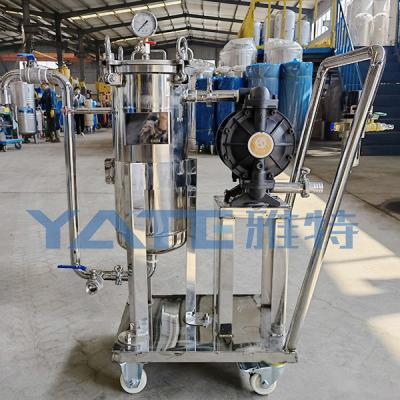 China Sanitäre Einfach-Multi-Kartusche Filtergehäuse aus Edelstahl Flüssigkeitsfiltration zu verkaufen