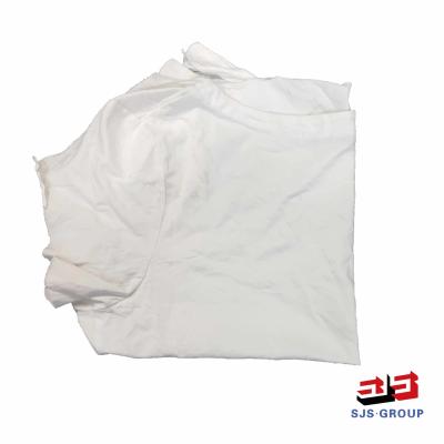 China No Logo  Recycled  Reusable Cotton Cleaning Cloths Pure White Color for sale