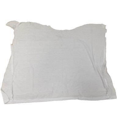 China SGS Decontamination Hosiery T Shirt White Rags Bulk for sale