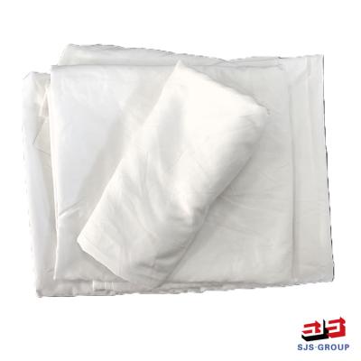 China Used Hotel Bed Sheet 25kg/Bale  Industrial Wiping Cloth for sale