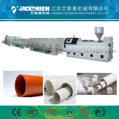 China Linha plástica durável fonte da extrusão da tubulação de água do PVC U-PVC do diâmetro de 16-200mm à venda