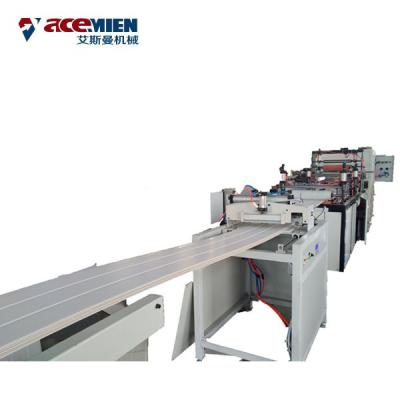 China 200mm 400mm PVC Ceiling Panel Making Machine Rectangle Square Panel Shape for sale