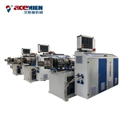 China Durable PVC Ceiling Production Line , PVC Wall Panel Machine Hot Stamping Laminating for sale