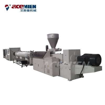 China PVC UPVC WPVC Pipe Extrusion Line Twin Screw Low Power Consumption for sale