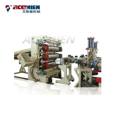China Plastic Artificial Marble Making Machine PVC Marble Panels UV Sheet ABB Inverter for sale