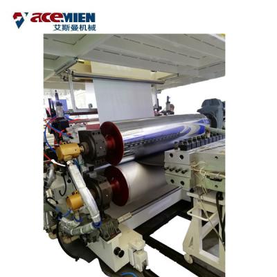 China Plastic Floor Sheet SPC Flooring Machine Rigid Vinyl Plank Double Screw for sale