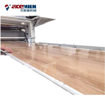 China PVC WPC SPC Flooring Machine Stone Floor Board Sheet Tile Speed 0.6-6m/Min for sale