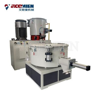 China Powder Plastic Auxiliary Machine High Speed Heating Cooling Drying Mixer for sale