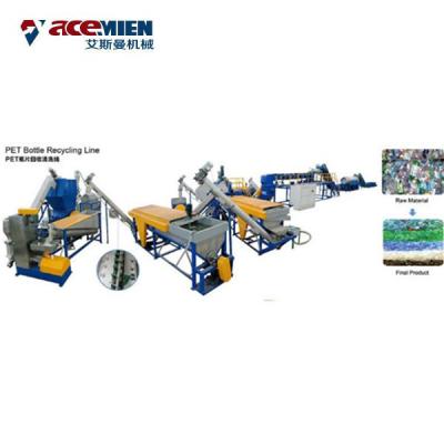 China 500kg/Hour Plastic Recycling Plant , Plastic Recycling Washing Production Line for sale