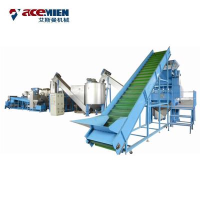 China Waste PET Bottle Plastic Recycling Washing Line 300-2000kg/Hour High Efficiency for sale