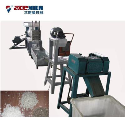 China PE PP Die Face Cutting Plastic Pelletizing Line , PE Film Water Ring Plastic Pelletizing Machine for sale