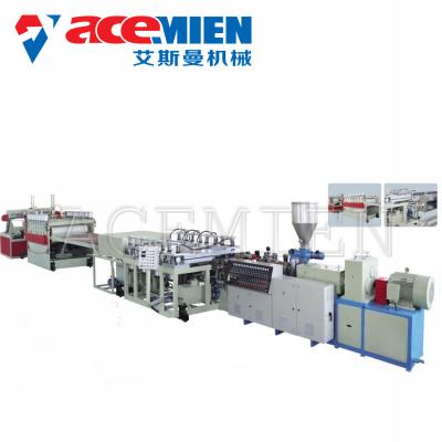 Chine Machine de fabrication de plat en plastique de Boad de mousse de PVC avec la capacité 400kg/H 600kg/H à vendre