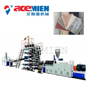 China Customized Voltage Automatic Plastic SPC Flooring Machine High Efficiency for sale