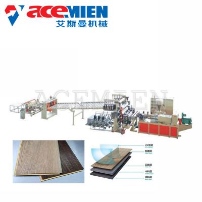 China Flooring Plastic Sheet Making Machine , SPC Flooring Making Machine 380V for sale