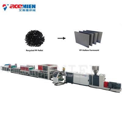 China PP Construction Formwork Extrusion Line , Building Concrete Formwork Sheet Extrusion Line for sale