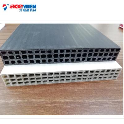 China Polypropylene Profile Sheet Machine For Plastic Hollow Building Construction Formwork for sale