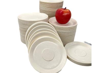 China Biodegradable Round 8 Inch  18g Corn Starch Plates for sale