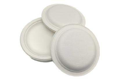 China Biodegradable Disposable 6 inch sugarcane bagasse food Round Plates for sale