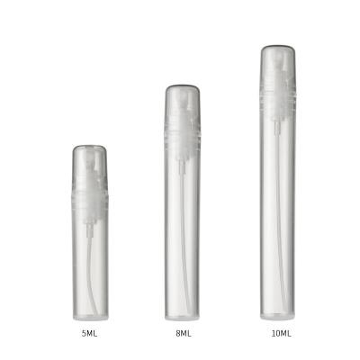 China 5ml 10ml 15ml 20ml Full Plastic Perfume Spray Bottle Fine Mist Pen Type for sale