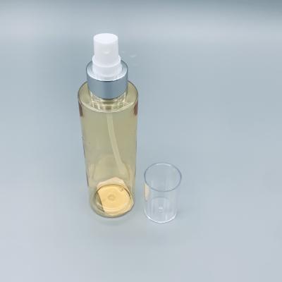 China Pump Sprayer Cosmetic PET Bottle Hand Disinfection Transparent Matte for sale