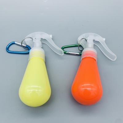China PET 60ml Mini Plastic Trigger Spray Bottles Bulb Shape for sale
