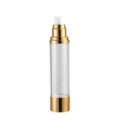 China AS cover cosmetics in plastic vacuum bottles Acrylic Airless Bottle for sale