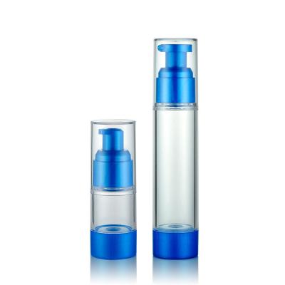 China Cosméticos principales de aluminio anodizados de la botella de vacío del casquillo en botella de vacío plástica de 15ml 20mlALUM en venta