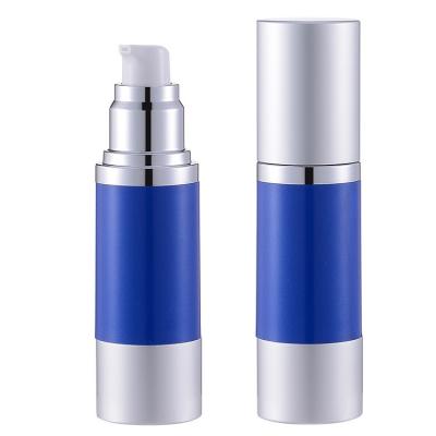 China AS Plastic vacuum packaging bottle cosmetic emulsion packaging container electroplating emulsion bottles for sale