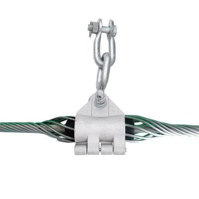 China ADSS Cable Optical Fiber Accessories Suspension Clamp For ADSS Cable RoHS for sale