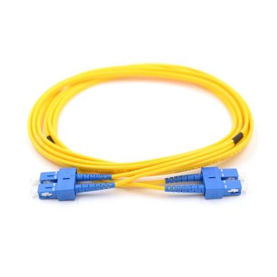 China SC ao cabo de remendo de fibra ótica G655 do duplex do SC 3mm IEC617544 à venda