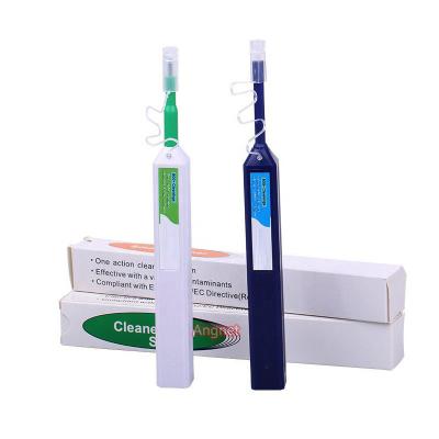 China One Click SC FC LC Fiber Testing Tool Pen Cleaner 1.25mm 2.5mm Cleaning Pen 500+ Times for sale