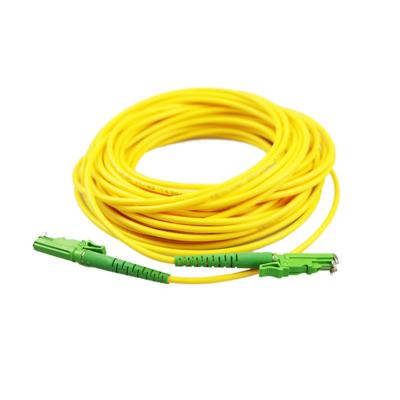 Китай E2000 APC к кабелю OS2 заплаты волокна одиночного режима 10m гибкого провода LC двухшпиндельному продается