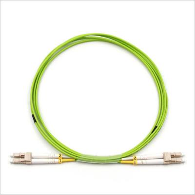 China Optical Fiber Patch Cord LC To LC Multimode OM4 OM5 Duplex for sale