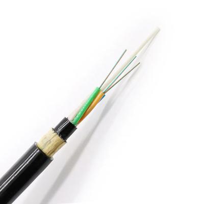 China Núcleos 12 24 48 não metálico aéreo todo o autossuficiente cabo de fibra ótica dielétrico de ADSS à venda