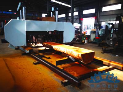 China Computer-control Heavy-duty Horizontal Band Sawmill for sale