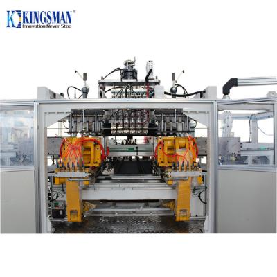 China Pesticide Bottle HDPE Blow Molding Machine Auto Lubrication Post Cooling for sale