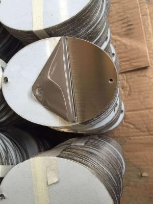 China AISI 316 Stainless Steel Sheet , HL Surface OVAL Shape Cold Rolled Steel Plate for sale
