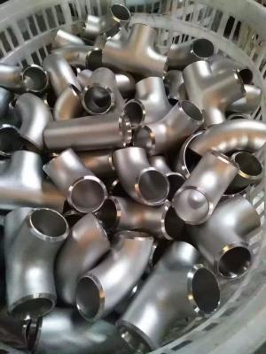 China Equal Tee steel tube fittings 2205 EURONORM 1.4462X2CrNiMoN 22.5.3 Polished for sale