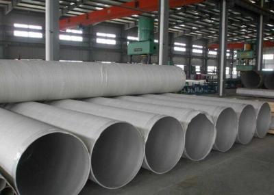 China TP304L 300 Series ERW Welded Stainless Steel Pipe , 3 Inch Steel Tubing For Vehicle for sale