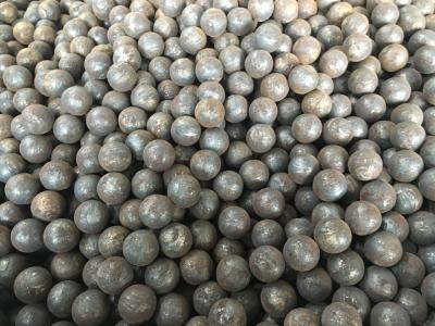 China Grade 45 60Mn B2 Forged Steel Ball 20mm - 110mm For Grinding Mine / Ore for sale