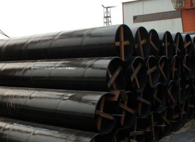 China API Spec 5L SSAW Oil Field Pipe , Line PE Coated Gas Line Pipe X42 X46 X52 for sale