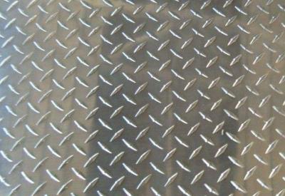 China Thickness Coated Aluminum Checkered Sheet , Roll Embossed Aluminum Plate For Insigns for sale