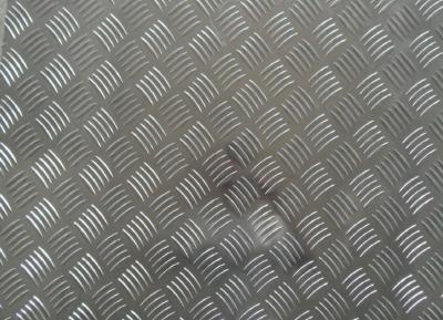 China 1060 1100 3003 Aluminum Checker Plate , 0.8mm- - 10mm Thickness Embossed Aluminum Sheet for sale