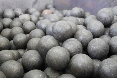 China Carbon / Alloy Steel Forged Steel Ball GCr15 Grade Steel Grinding Balls For Cement Plants for sale